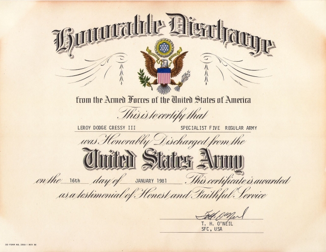 LeRoy's Discharge